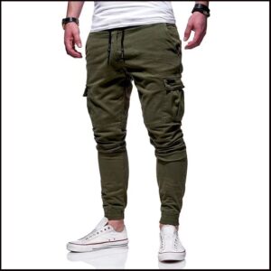 Stylish men's joggers olive