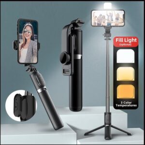 New L13D Bluetooth Selfie Stick with Double Fill Light